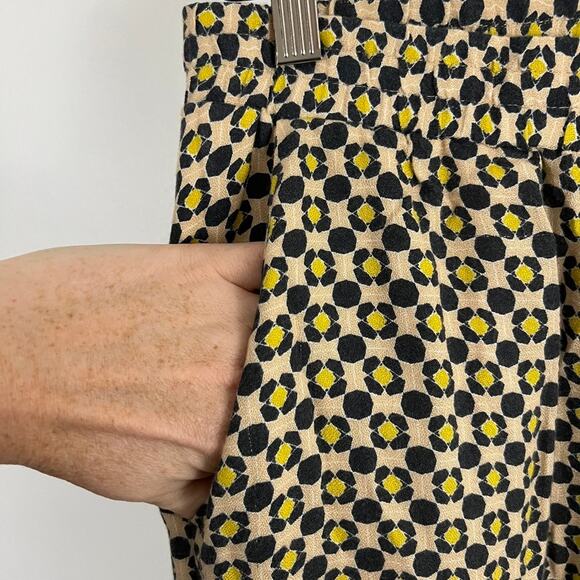 Harilyn by Anthropologie Wide Leg Geo Print Pants Size XS Pull On - Picture 6 of 11